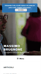 Mobile Screenshot of massimobrugnone.it